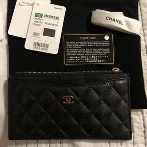 ❌SOLD❌ Chanel O Case Wallet in Caviar